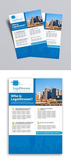 Flyer Design by debdesign for LegalStream Australia Pty Ltd | Design: #30396227
