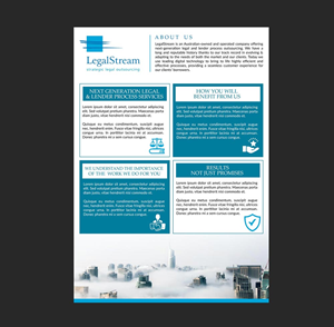 Flyer Design by DA. for LegalStream Australia Pty Ltd | Design: #30397849