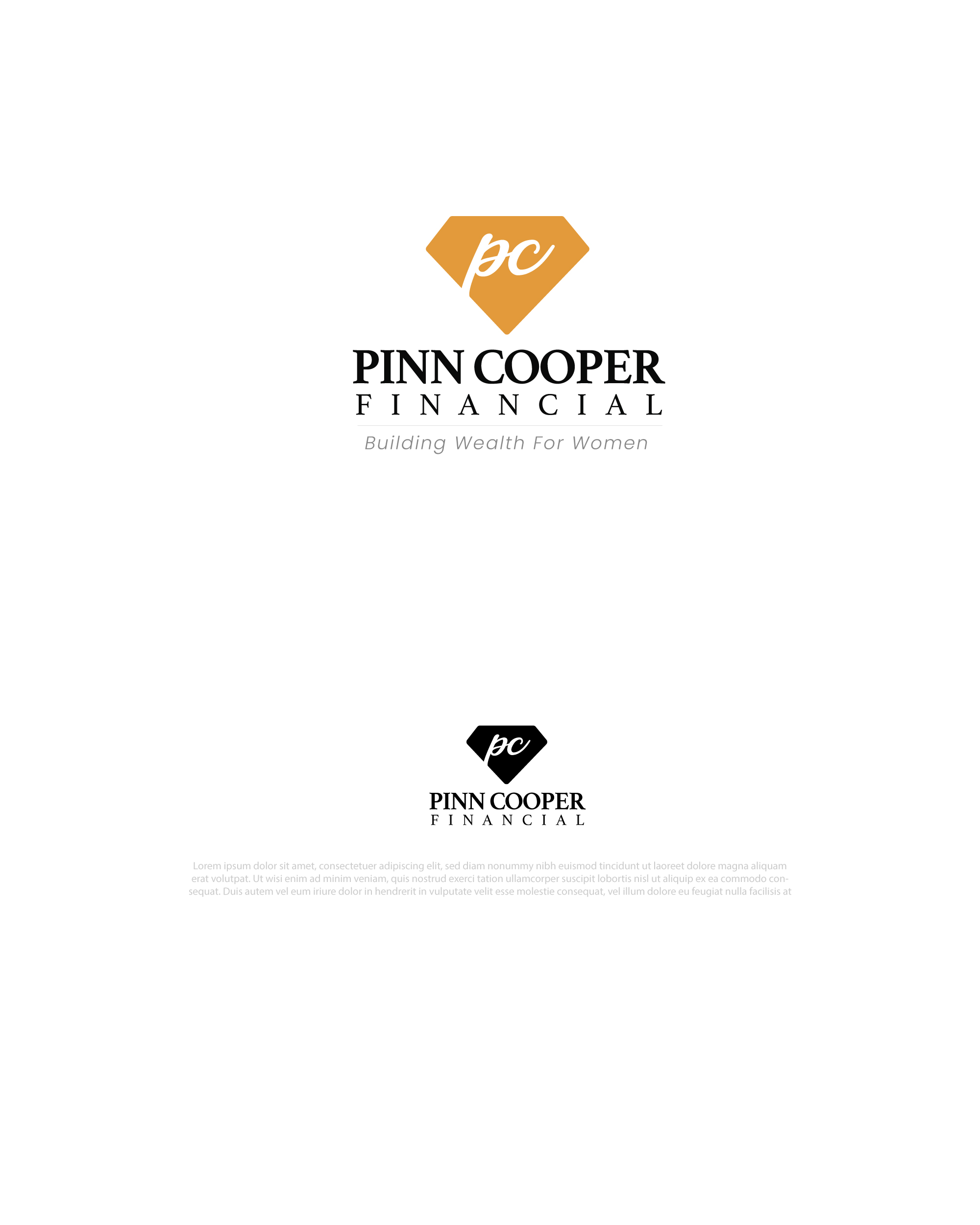 Logo Design by Prashant Besra for Pinn Cooper Financial | Design #30399267