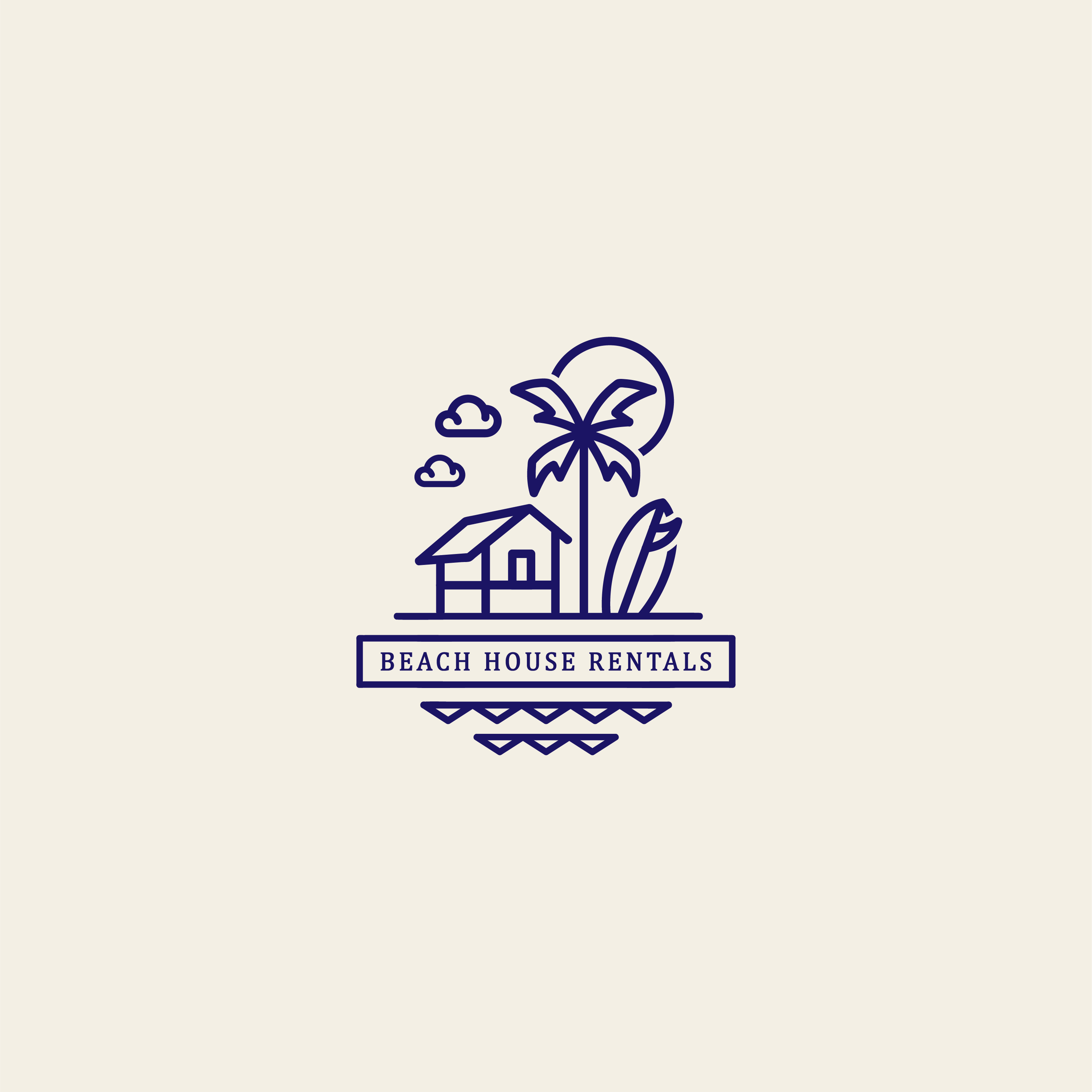 Design de Logo par Saurav Karmoker pour Beach House Rentals  | Design #30402316