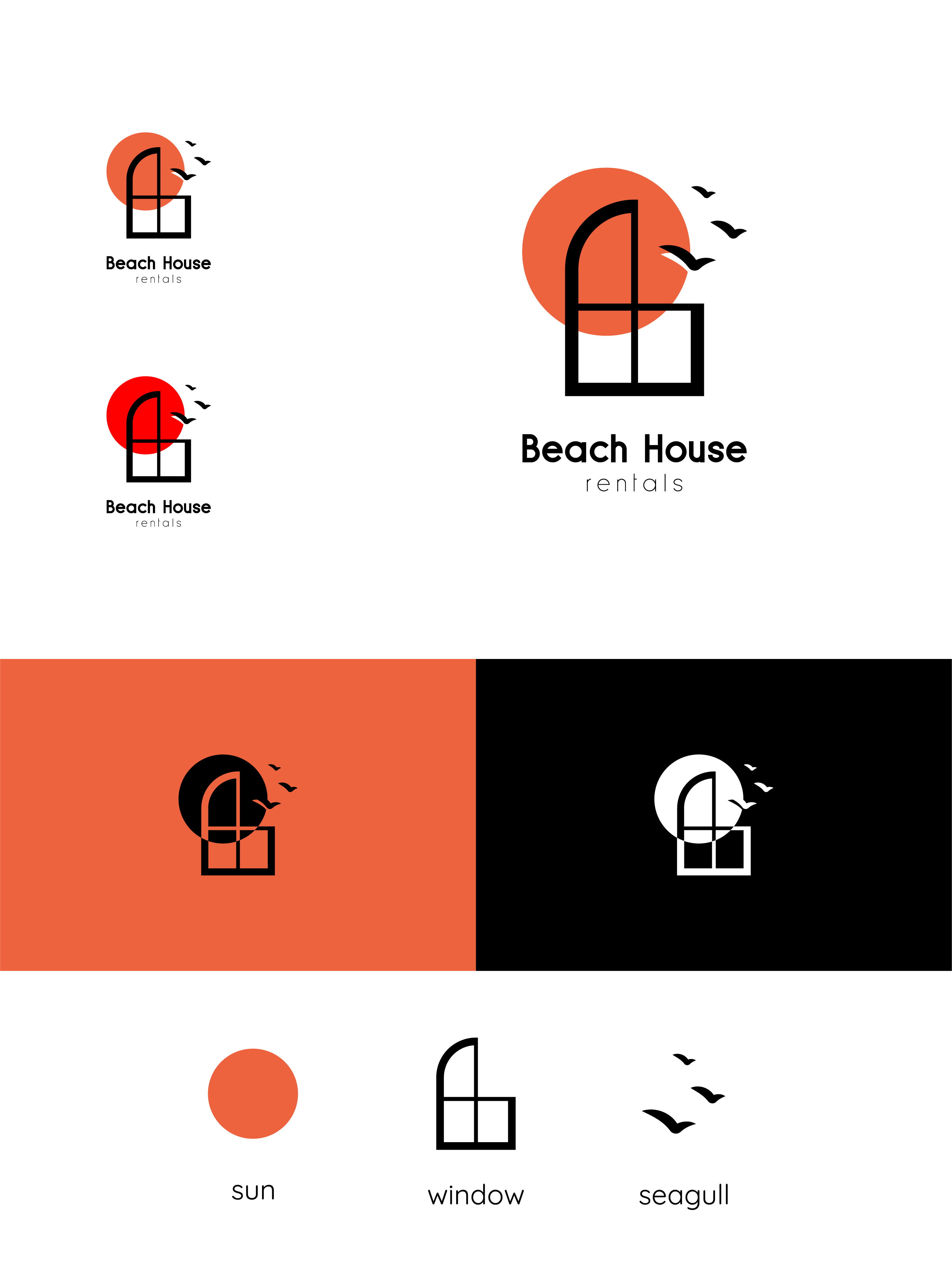 Logo Design by Saurav Karmoker for Beach House Rentals  | Design #30419099
