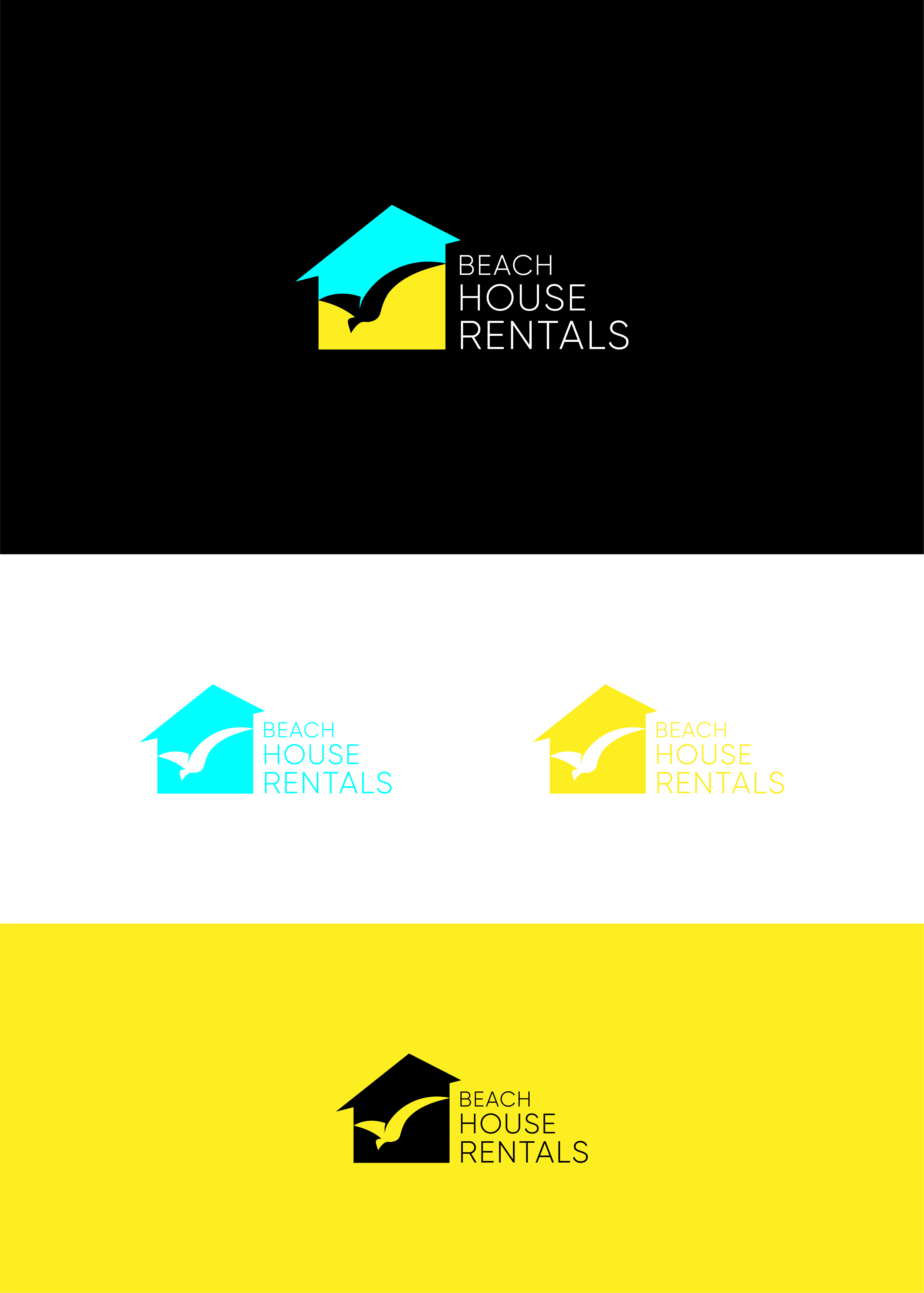 Logo Design by Saurav Karmoker for Beach House Rentals  | Design #30423483