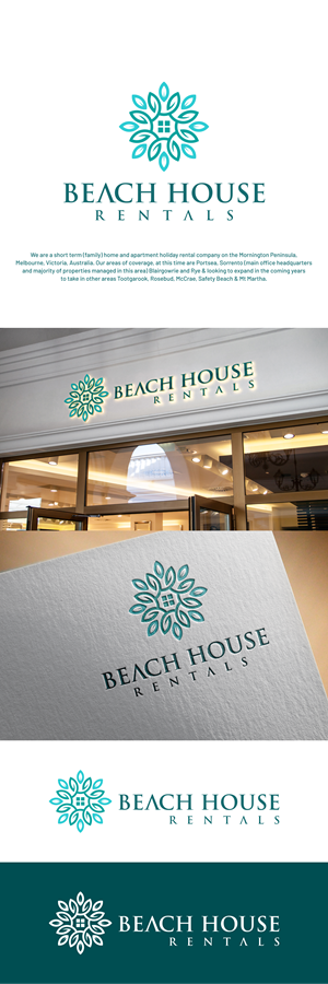 Logo Design by Histeria for Beach House Rentals  | Design: #30451038