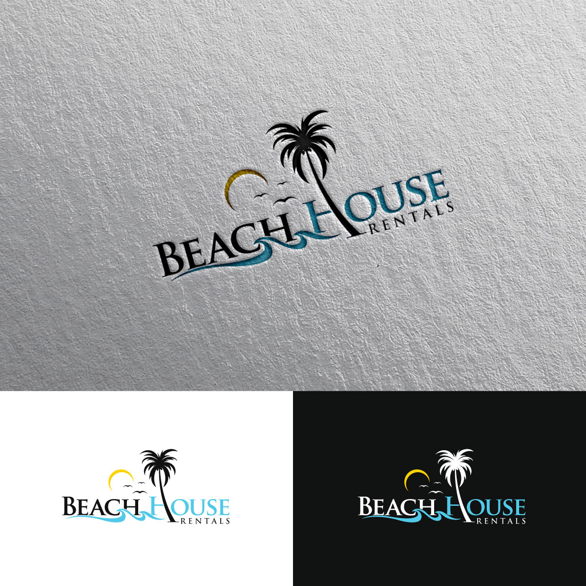 Logo Design by chris Ray for Beach House Rentals  | Design #30401906