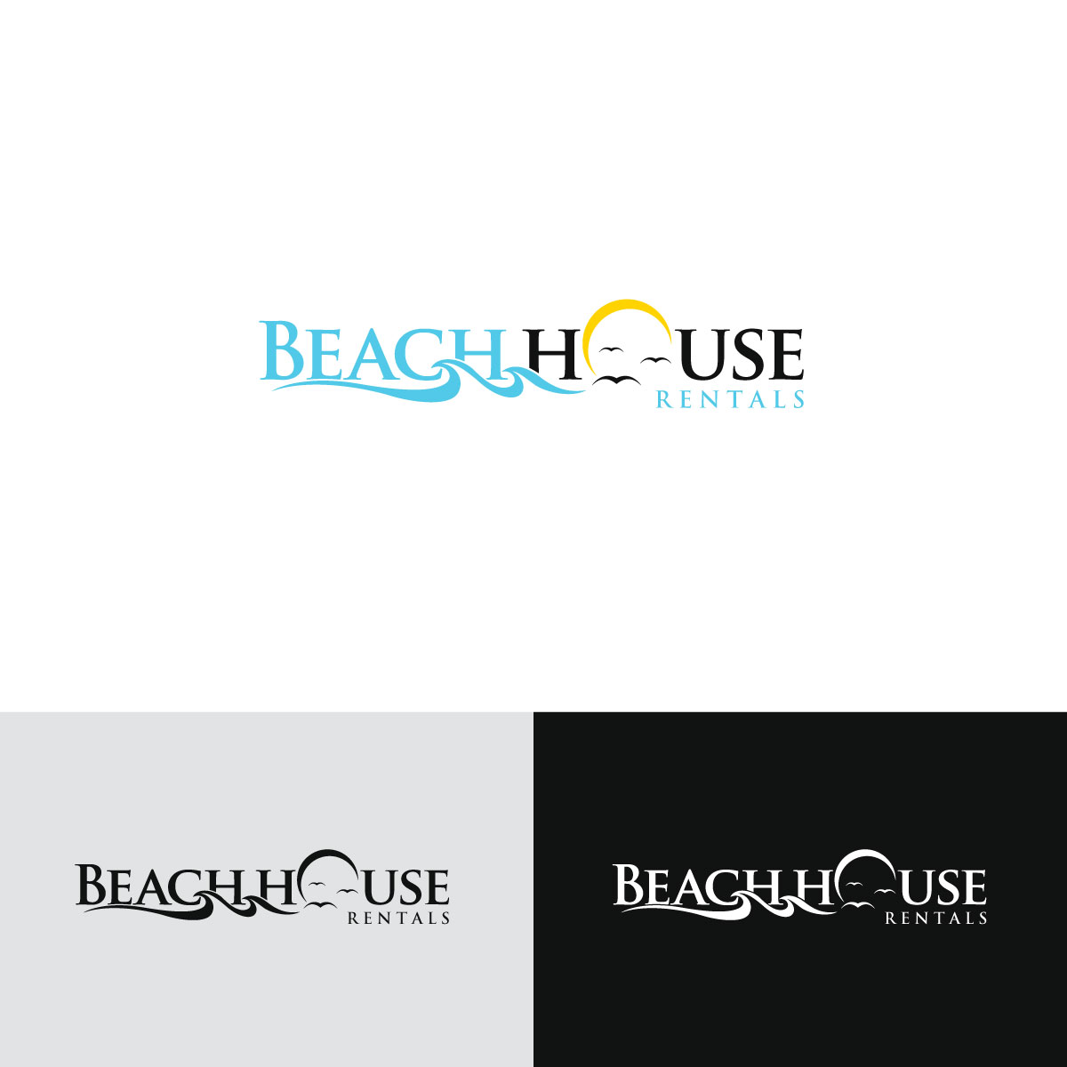 Logo Design by chris Ray for Beach House Rentals  | Design #30407177