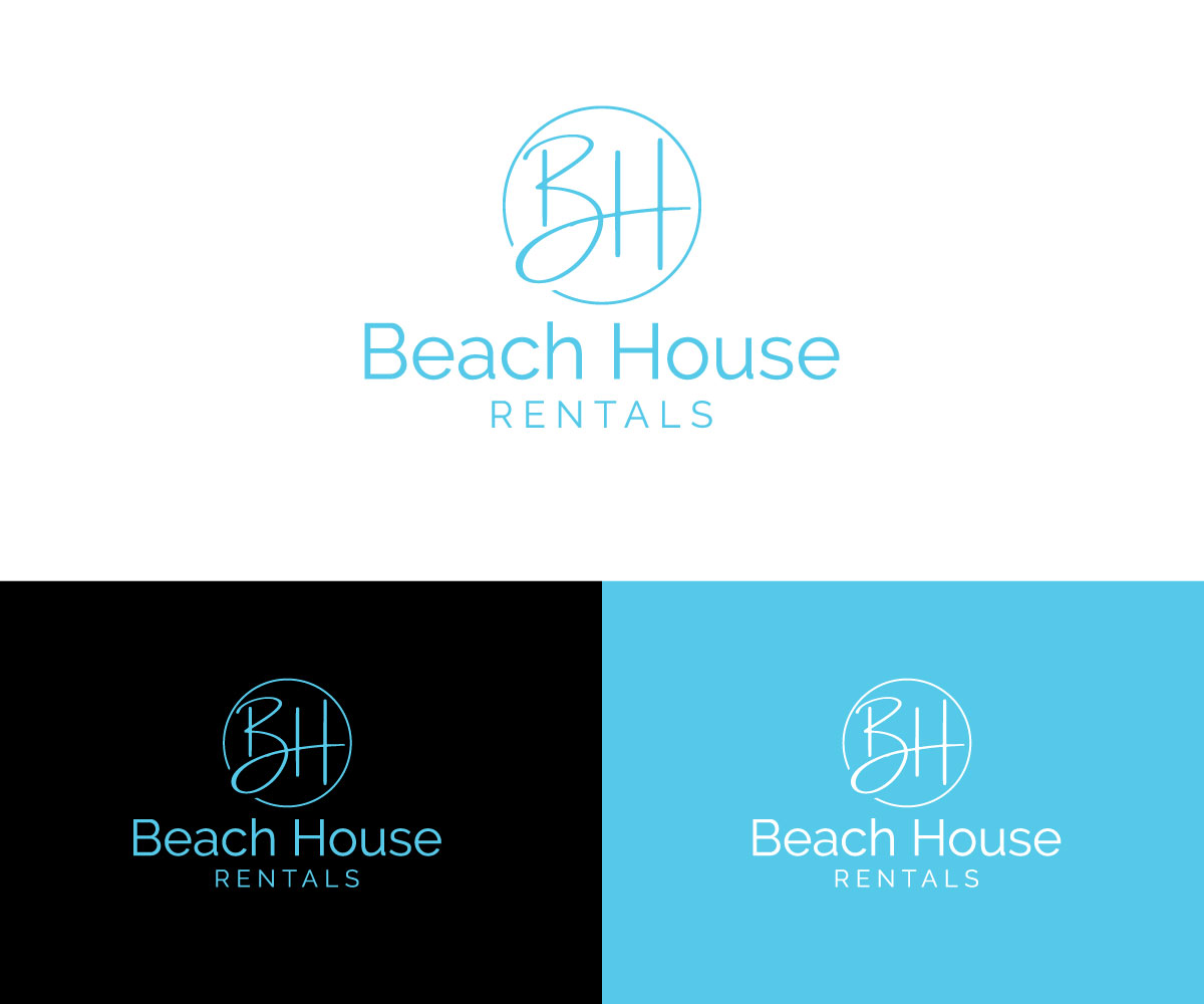 Logo Design by RaKu 2 for Beach House Rentals  | Design #30426946