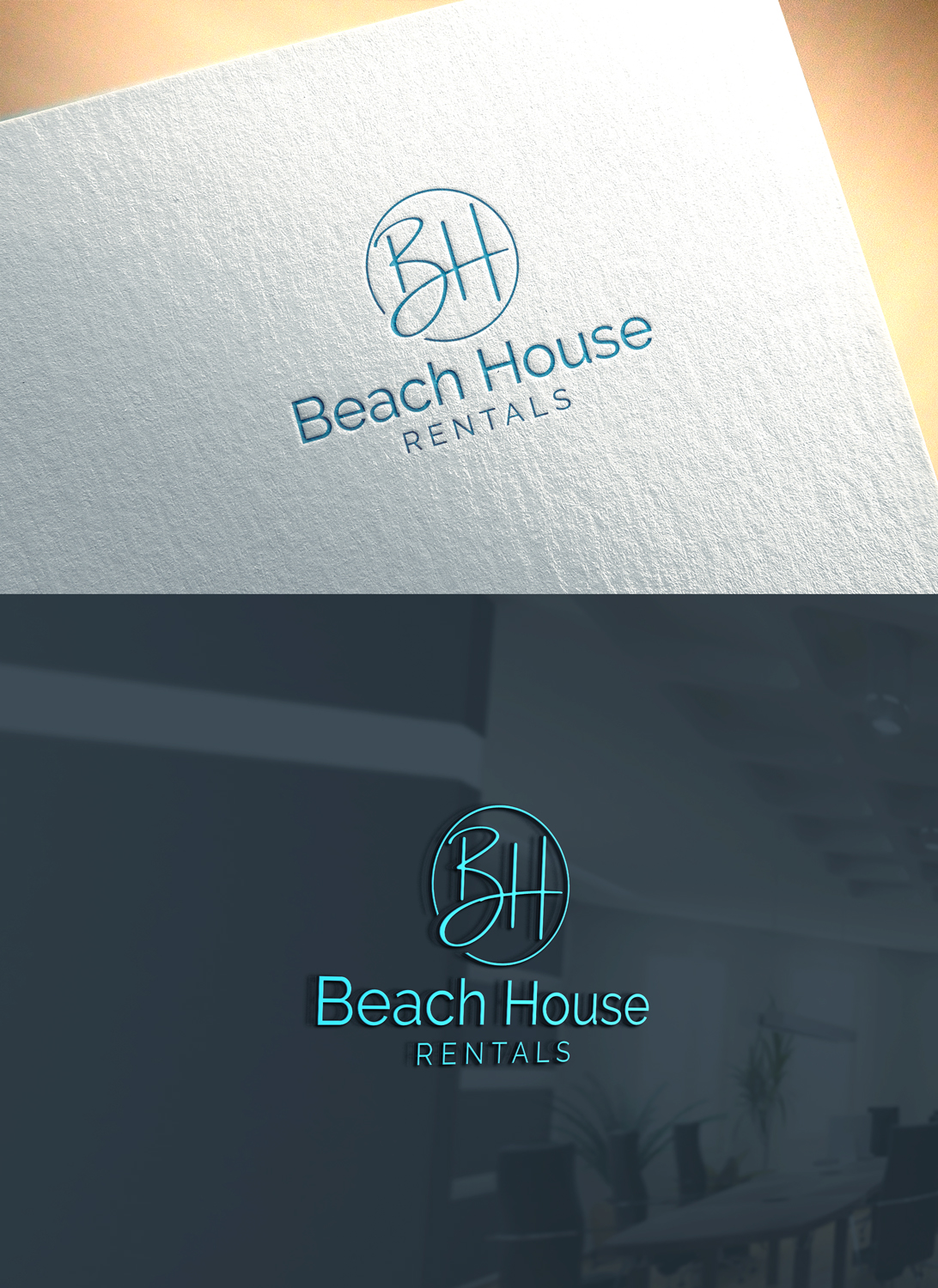 Logo Design by RaKu 2 for Beach House Rentals  | Design #30429321