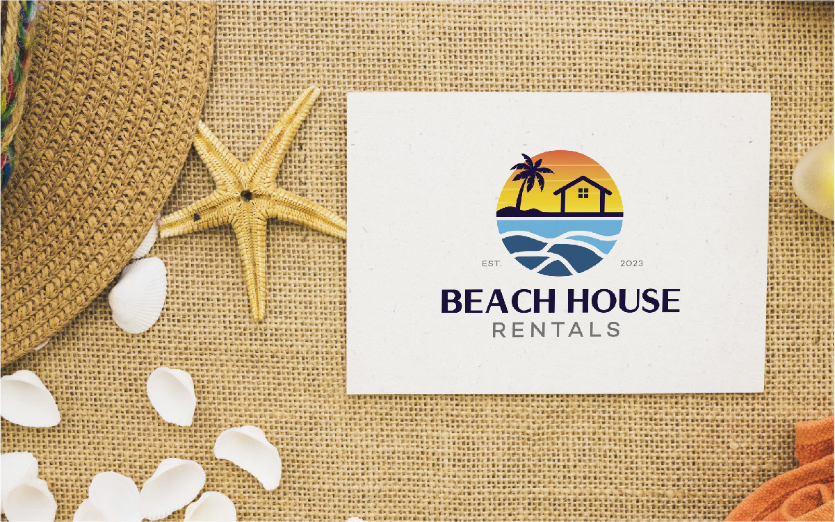 Logo Design by designgreen for Beach House Rentals  | Design #30417827