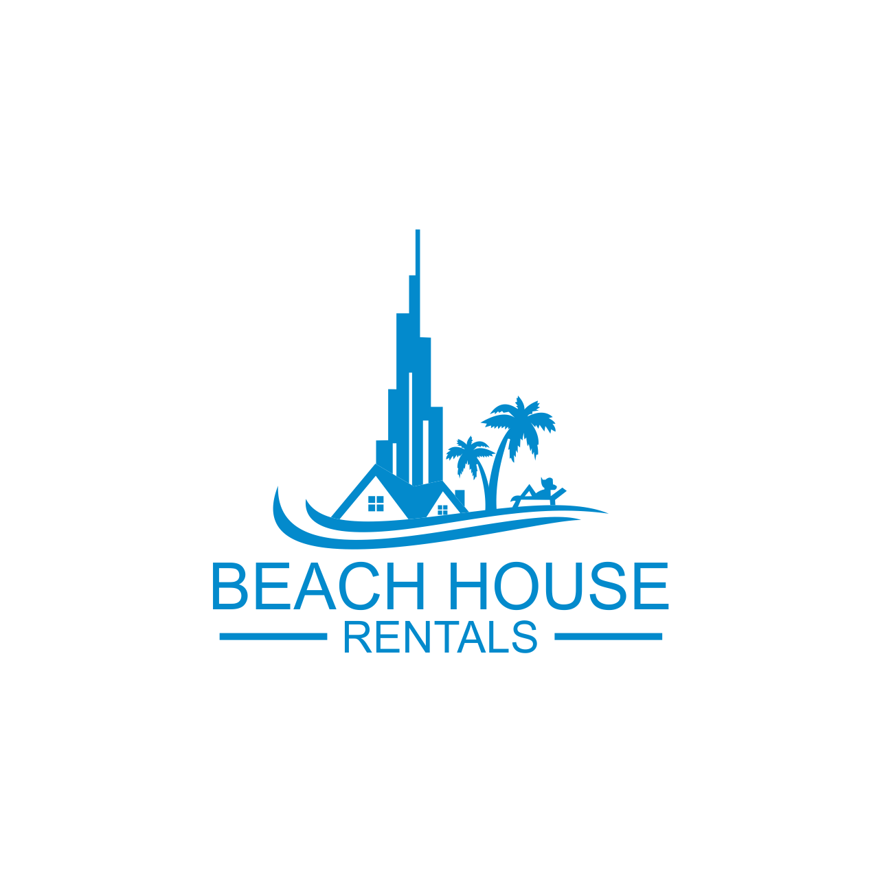 Logo Design by mohaliputra for Beach House Rentals  | Design #30414579