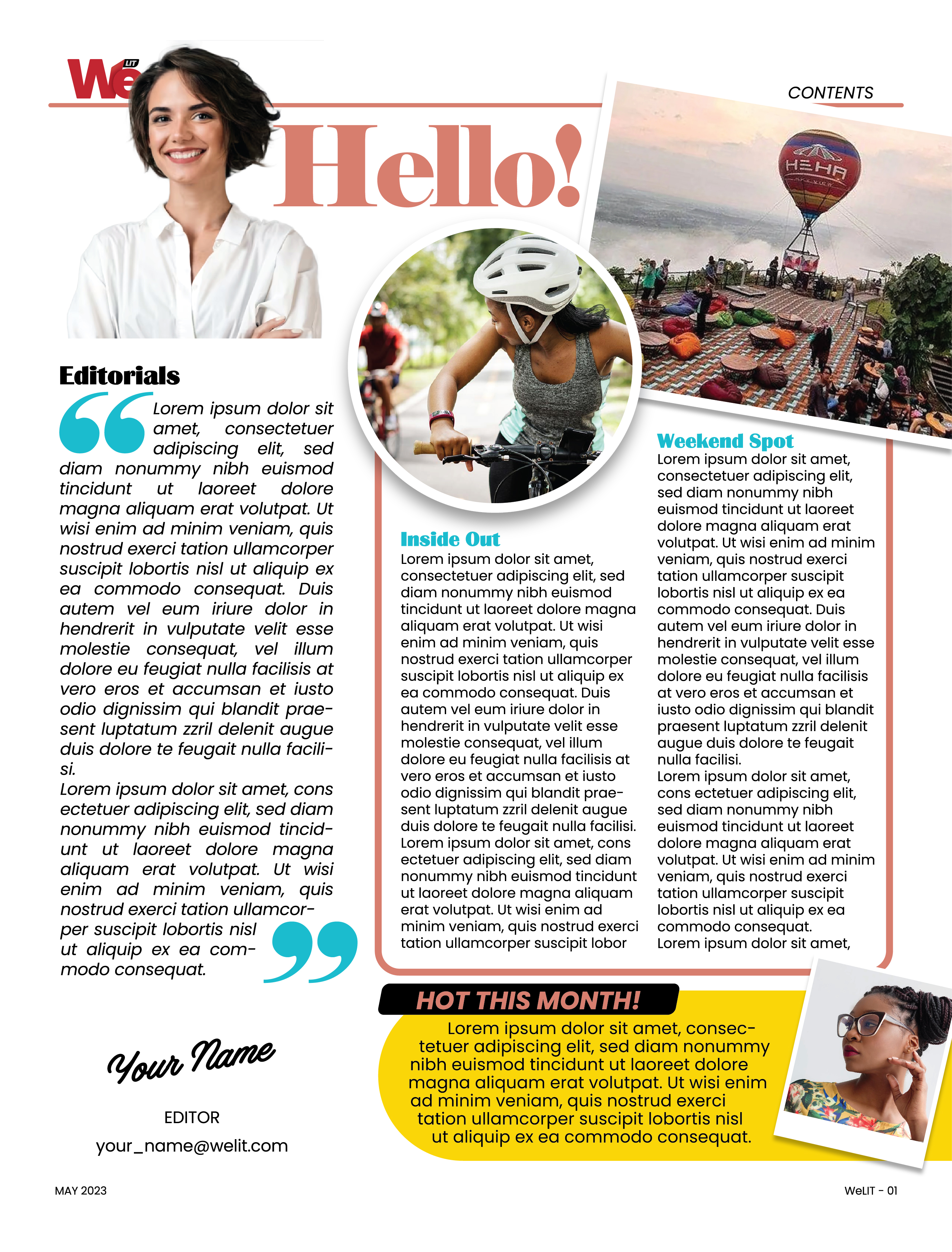 Magazine Design by artheirz for this project | Design #30443646