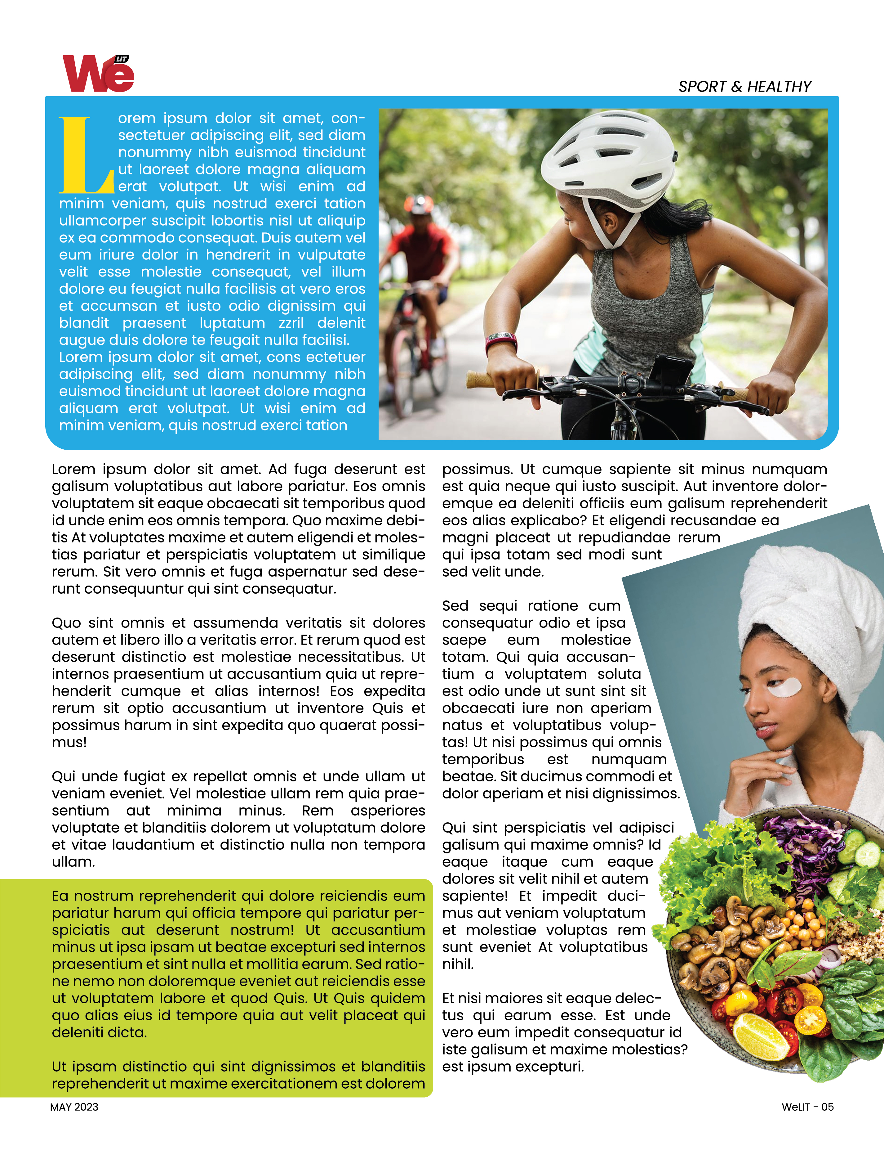 Magazine Design by artheirz for this project | Design #30449750