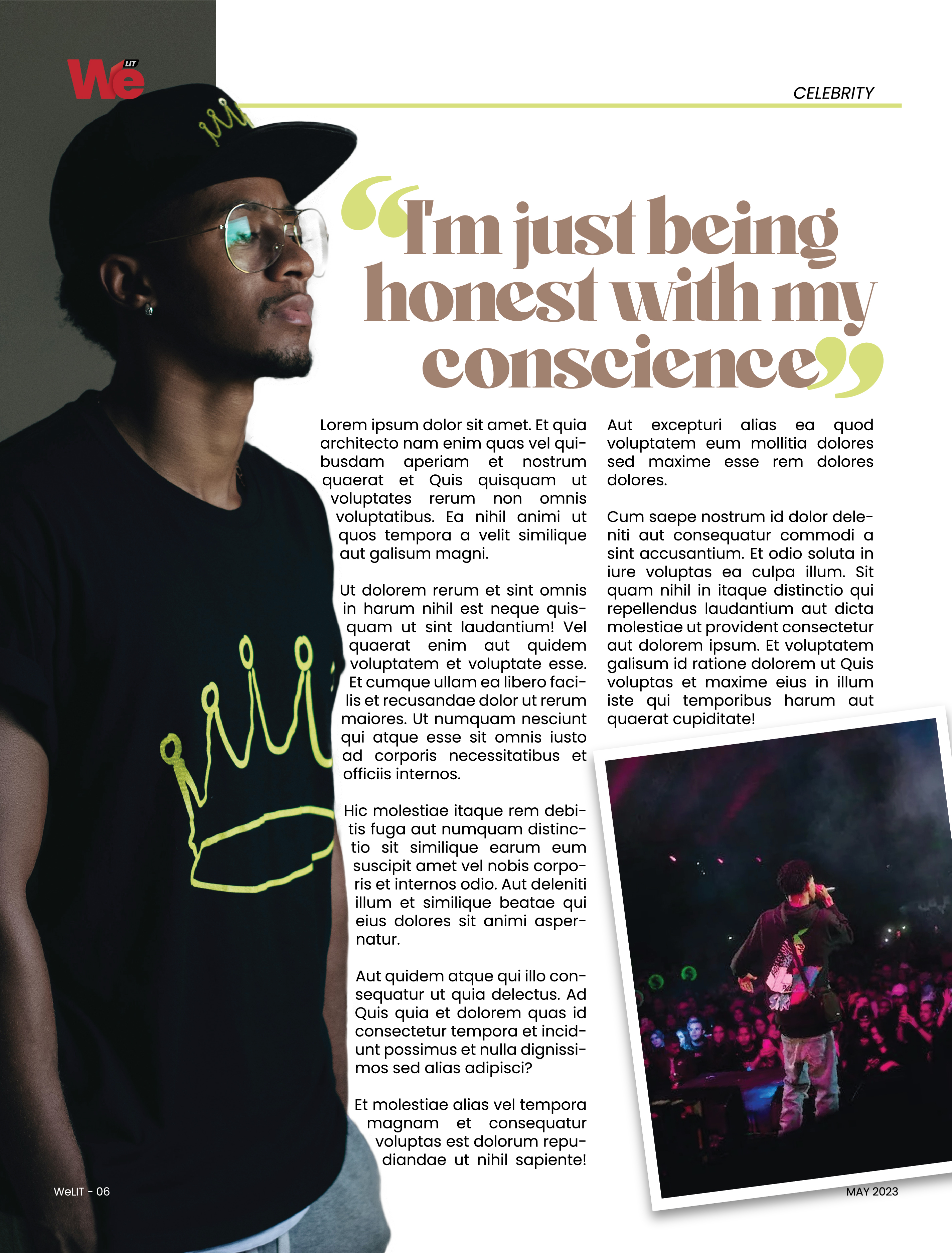 Magazine Design by artheirz for this project | Design #30449753