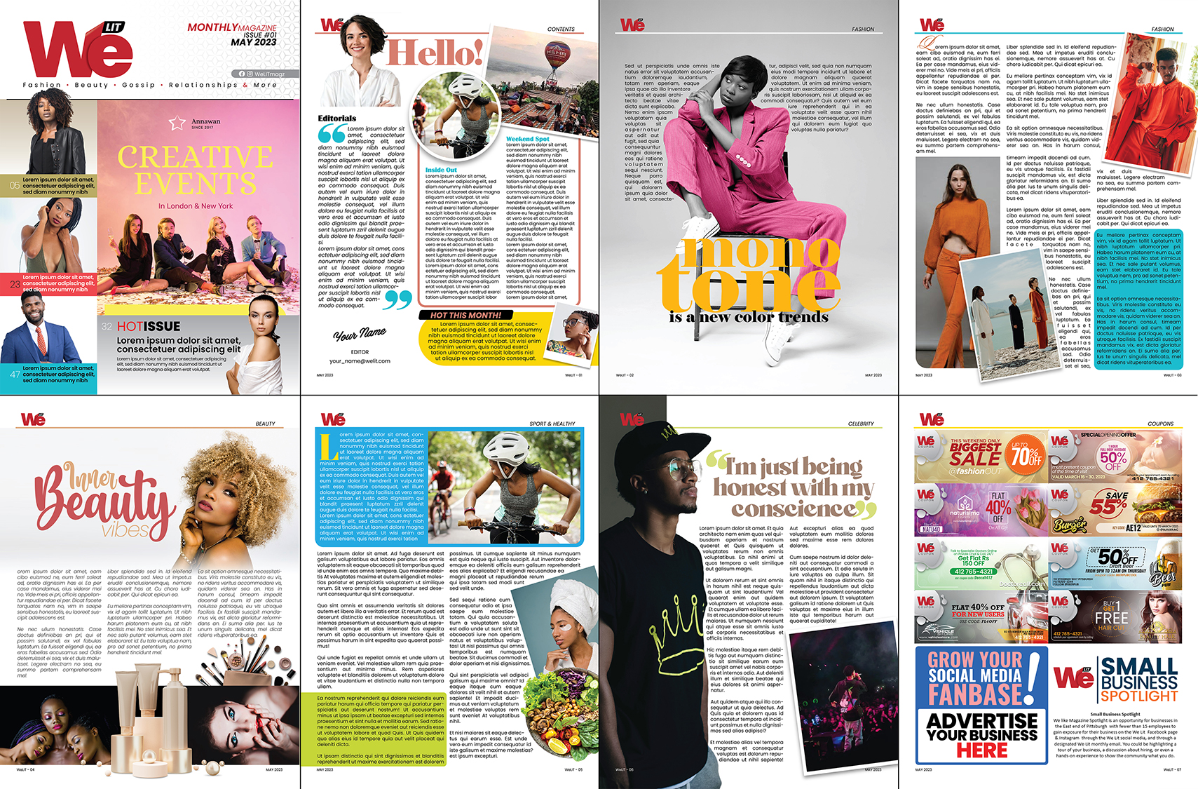 Magazine Design by artheirz for this project | Design #30449973