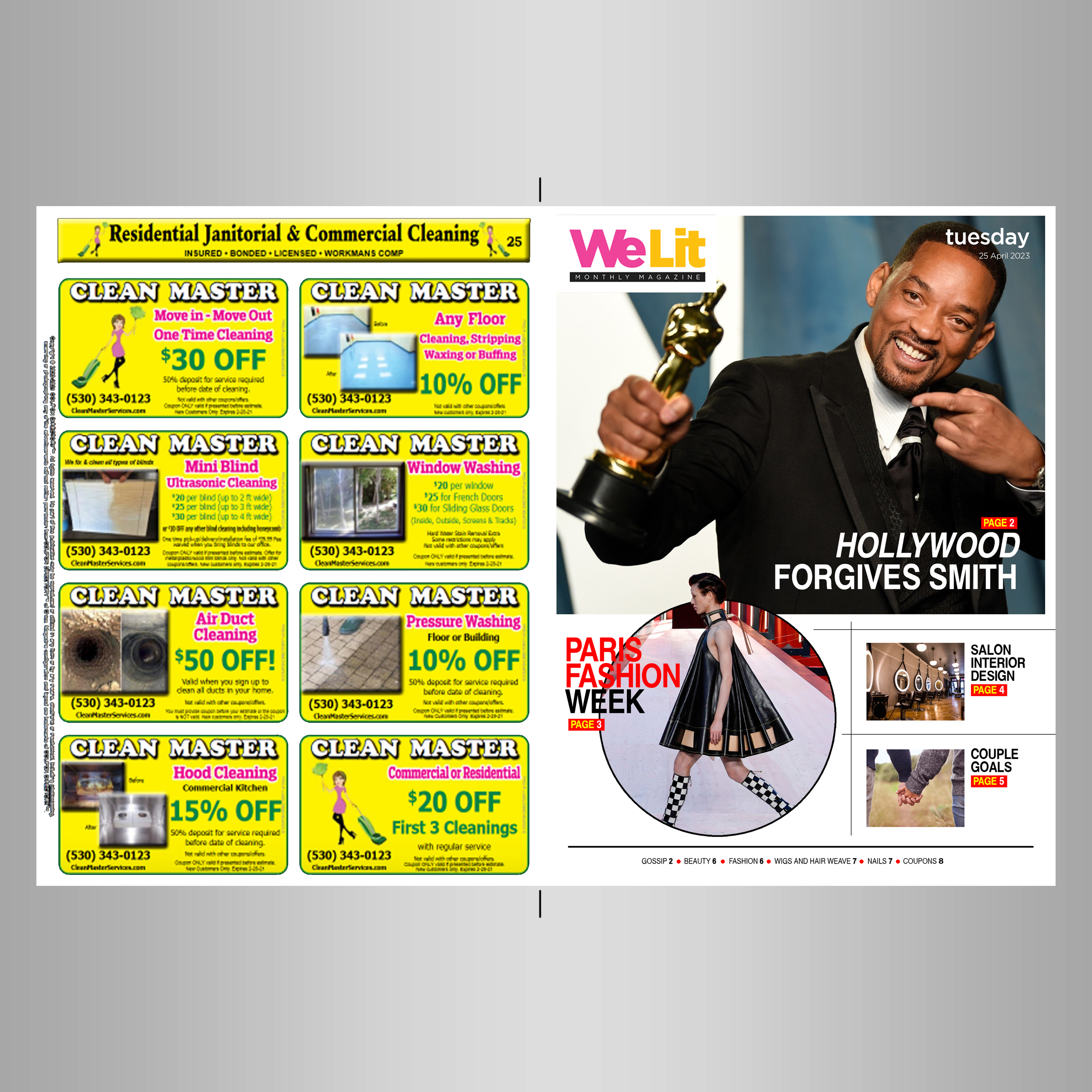 Magazine Design by Designers Hub for this project | Design #30424147