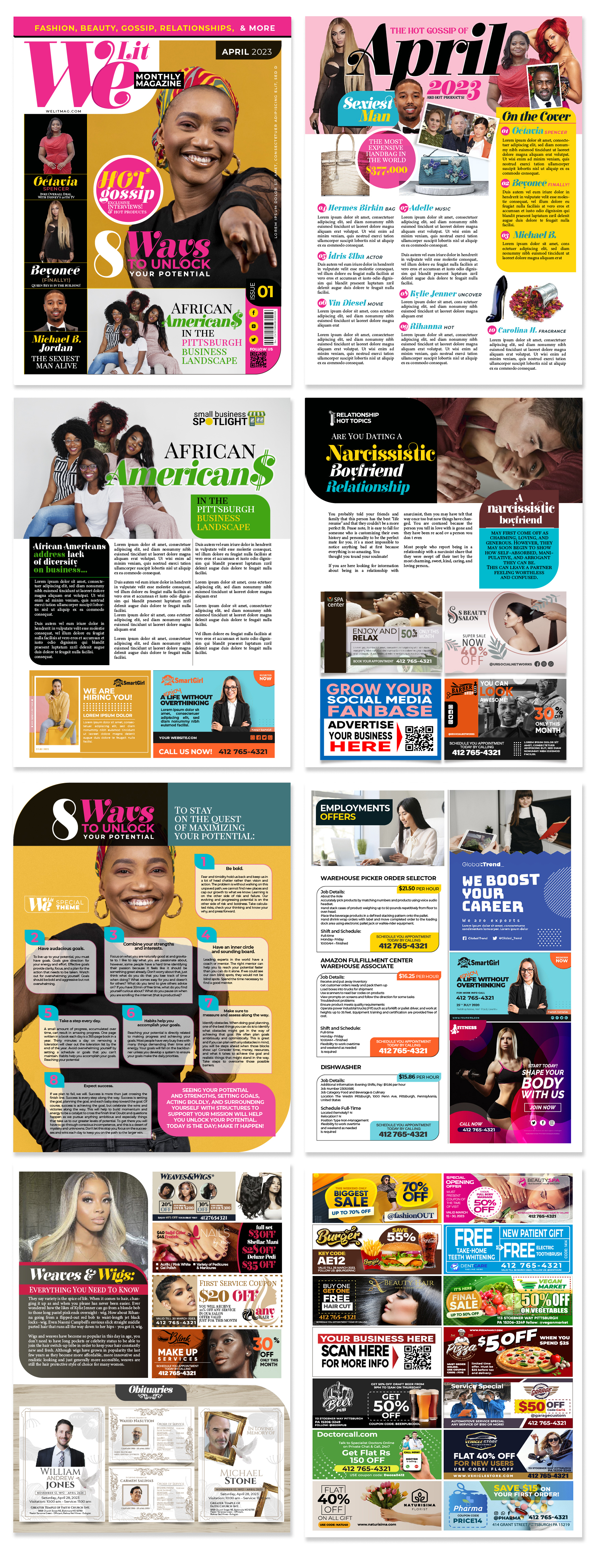 Magazine Design by Jose Lopez ( Verified Pro Designer ) for this project | Design #30430784