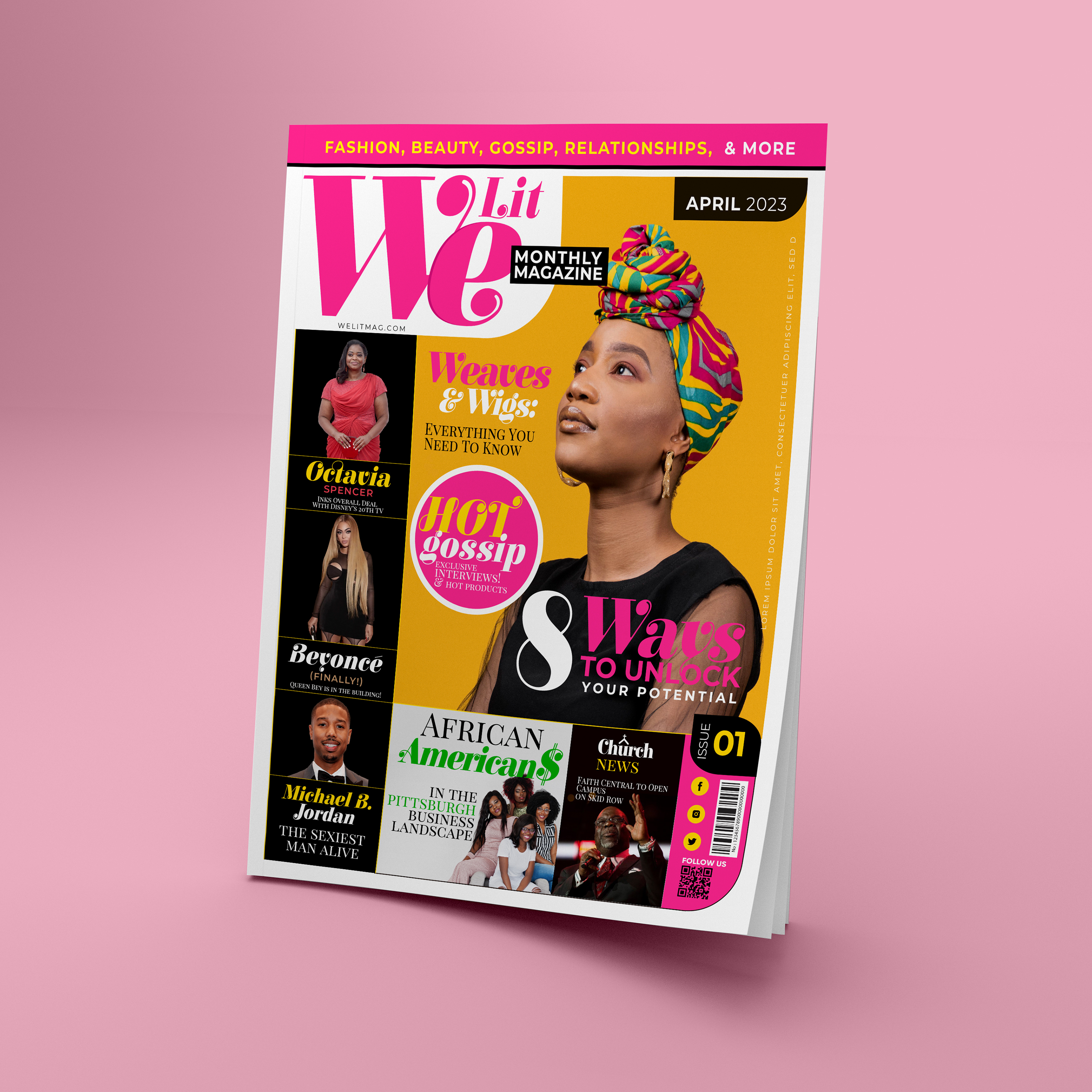 Magazine Design by Jose Lopez ( Verified Pro Designer ) for this project | Design #30436511
