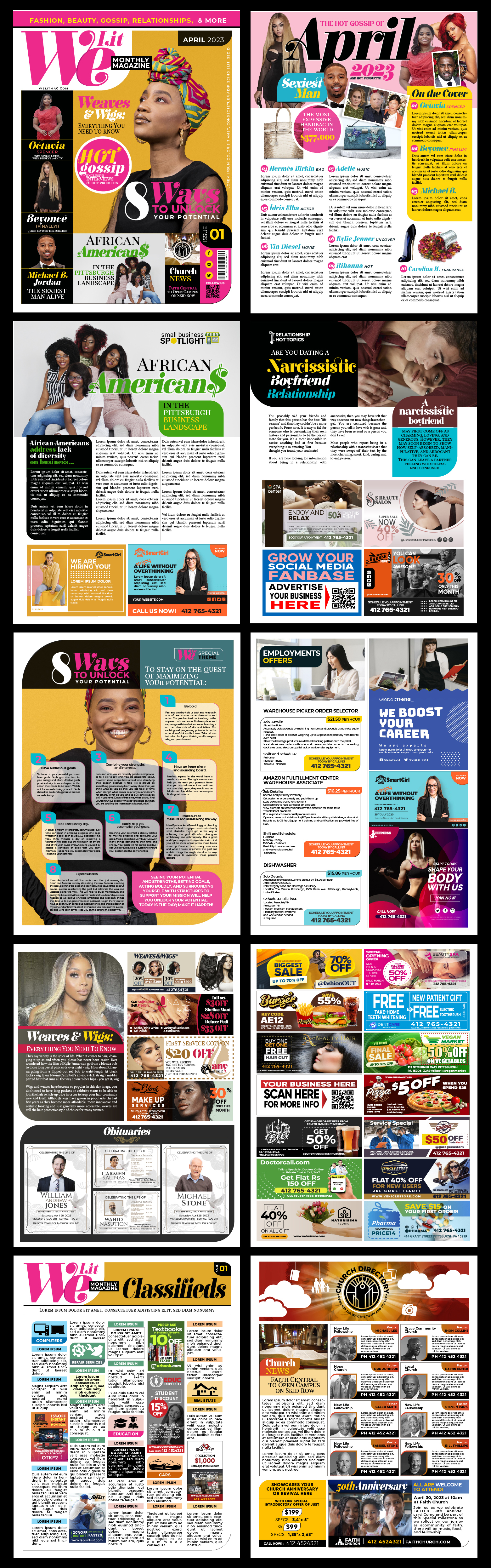 Magazine Design by Jose Lopez ( Verified Pro Designer ) for this project | Design #30449842