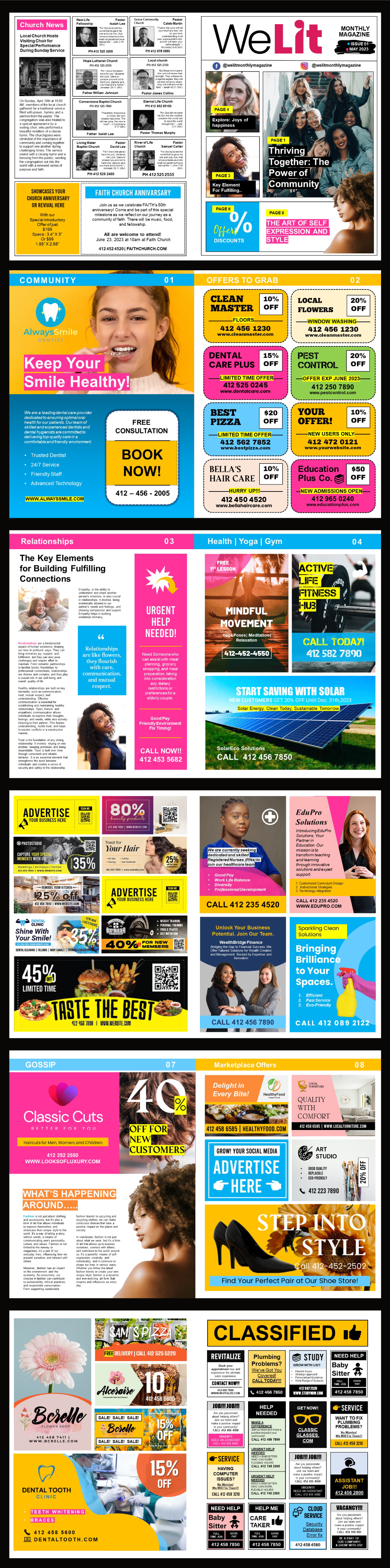 Magazine Design by JK18 for this project | Design #30434683