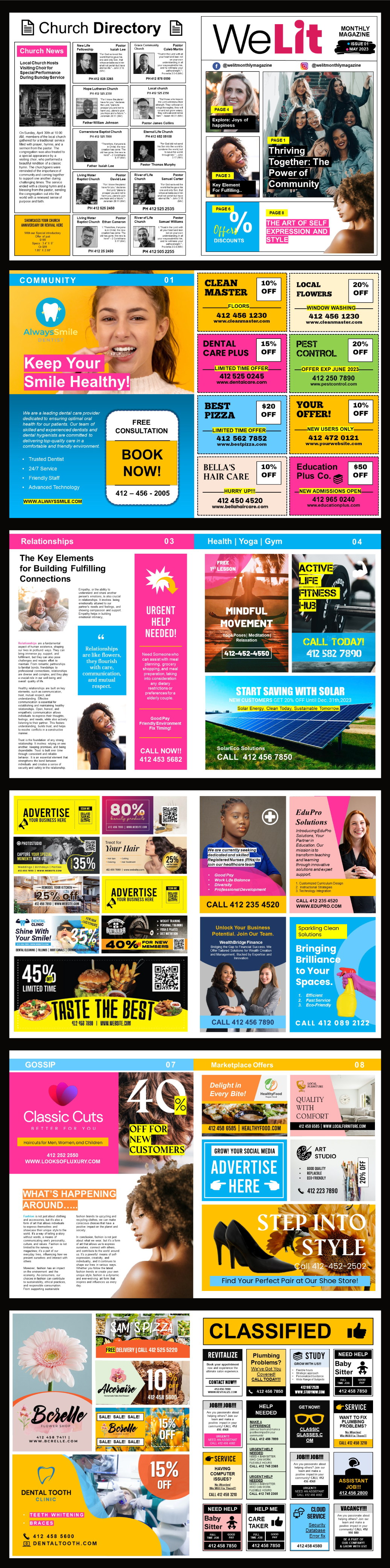 Magazine Design by JK18 for this project | Design #30437264