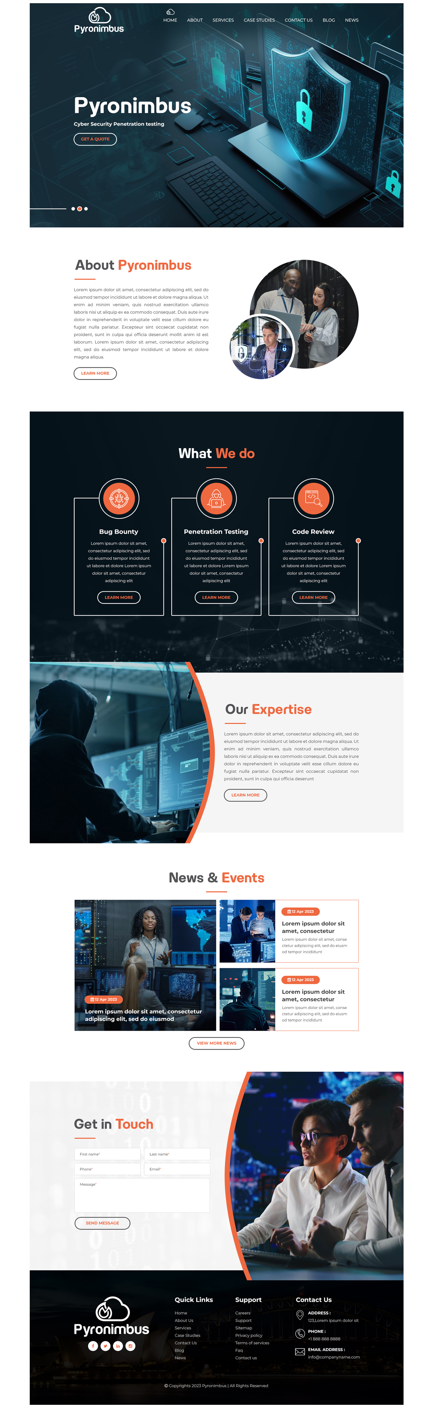 Wordpress Design by James 144 for this project | Design #30416440