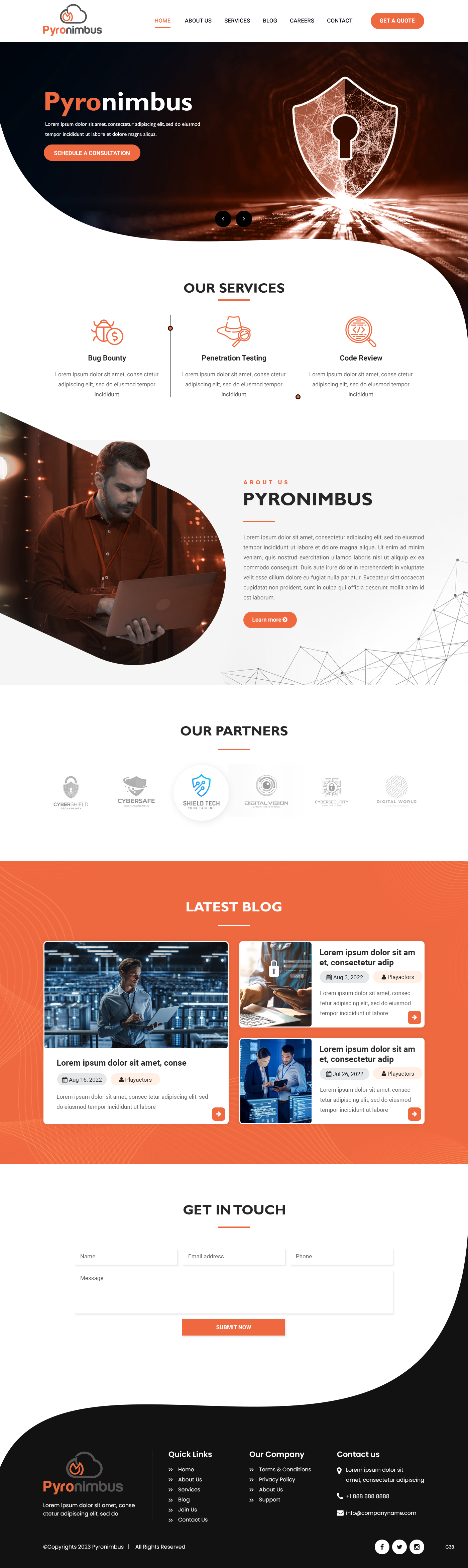 Wordpress Design by pb for this project | Design #30412261