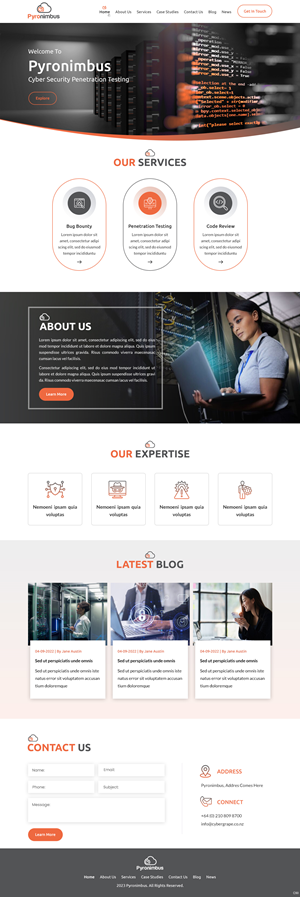 Wordpress Design by pb for this project | Design: #30412265