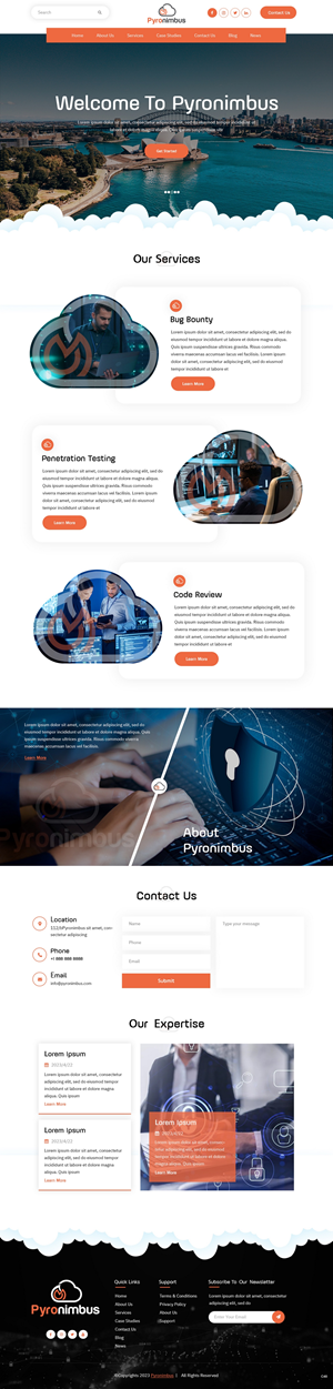 Wordpress Design by pb for this project | Design: #30419185