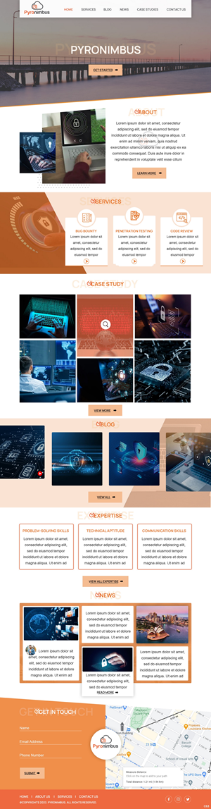Wordpress Design by pb for this project | Design: #30419194