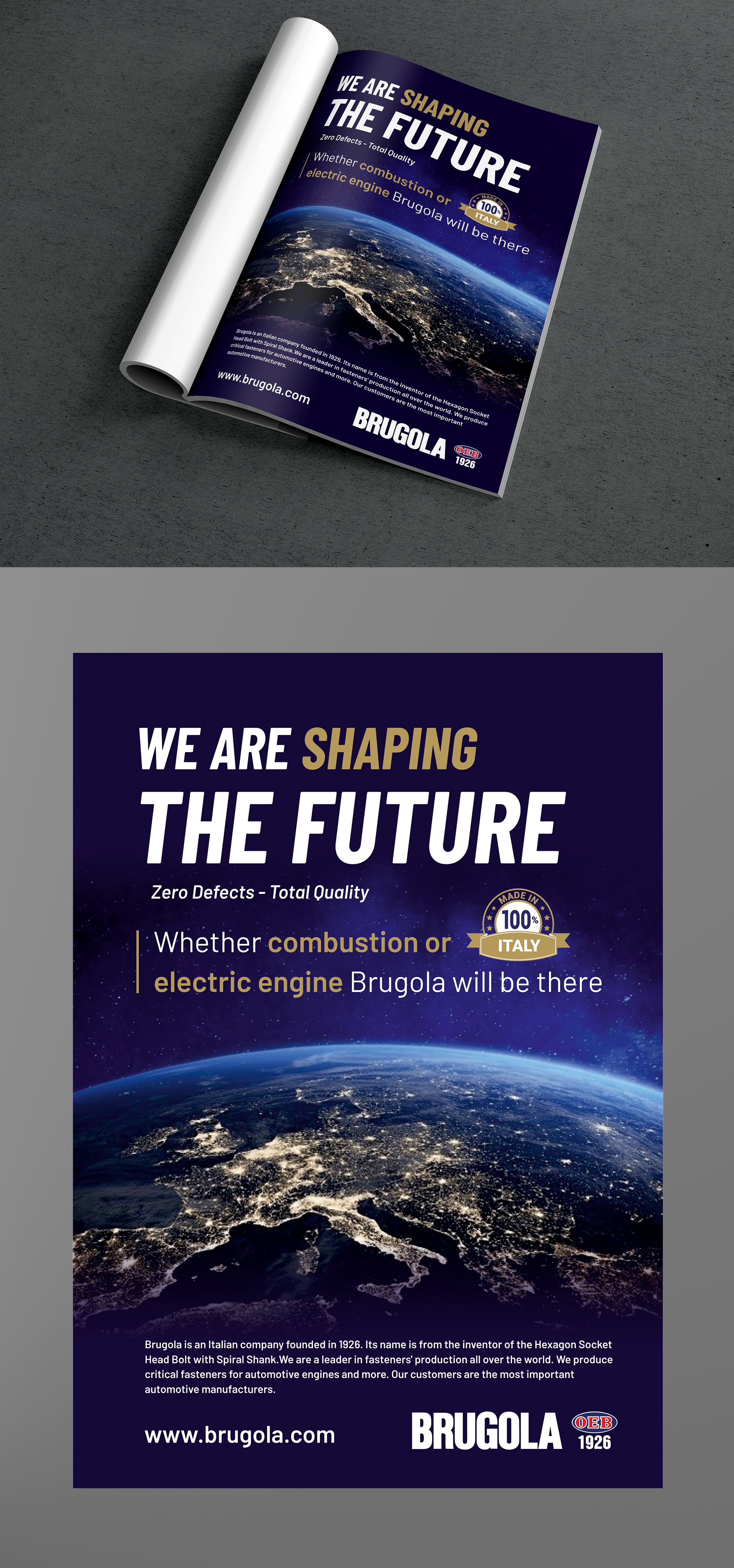 Advertisement Design by **Rose** for Brugola OEB Industriale | Design #30406211