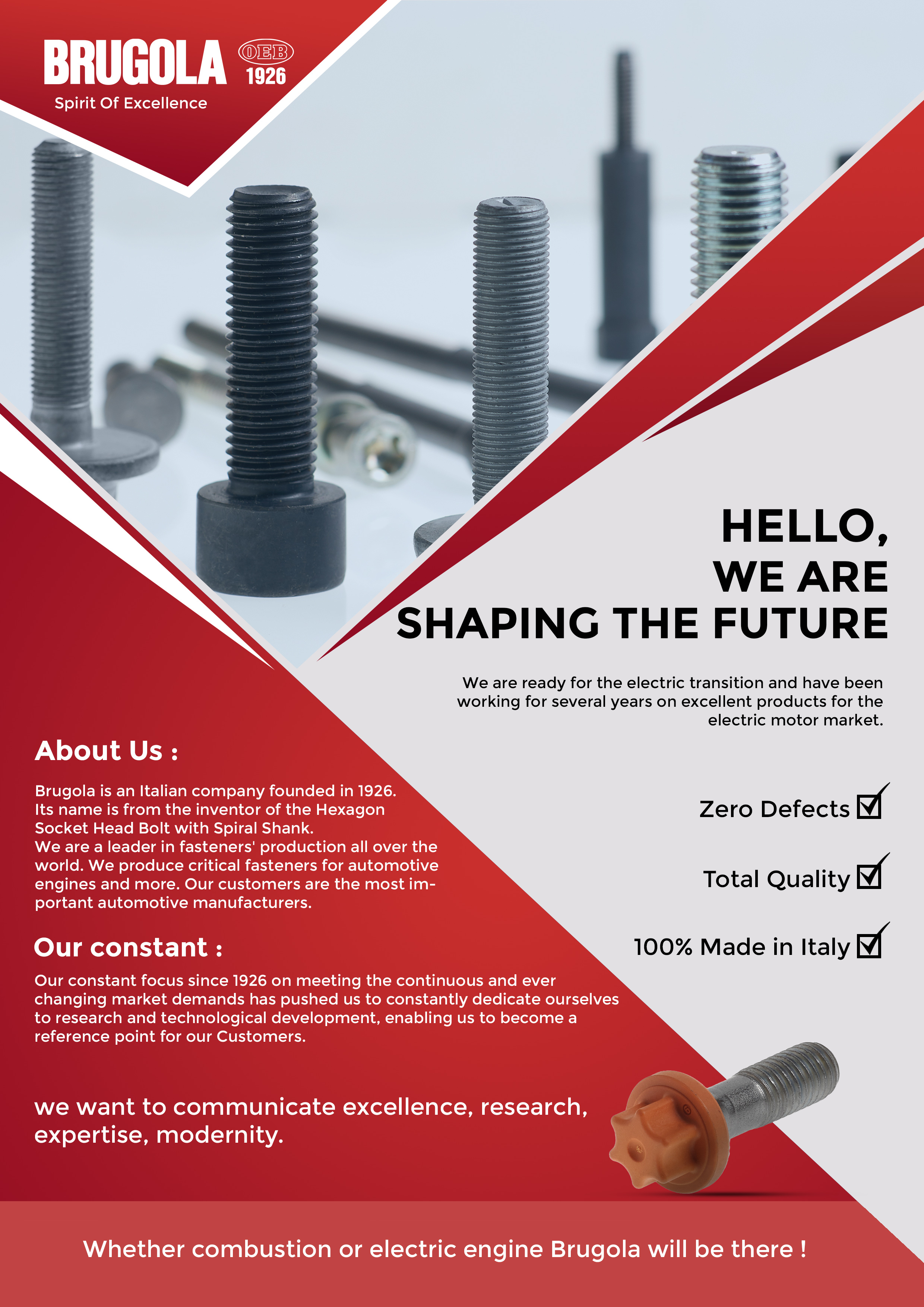 Design Publicitaire par abdrzq_design pour Brugola OEB Industriale | Design #30415228