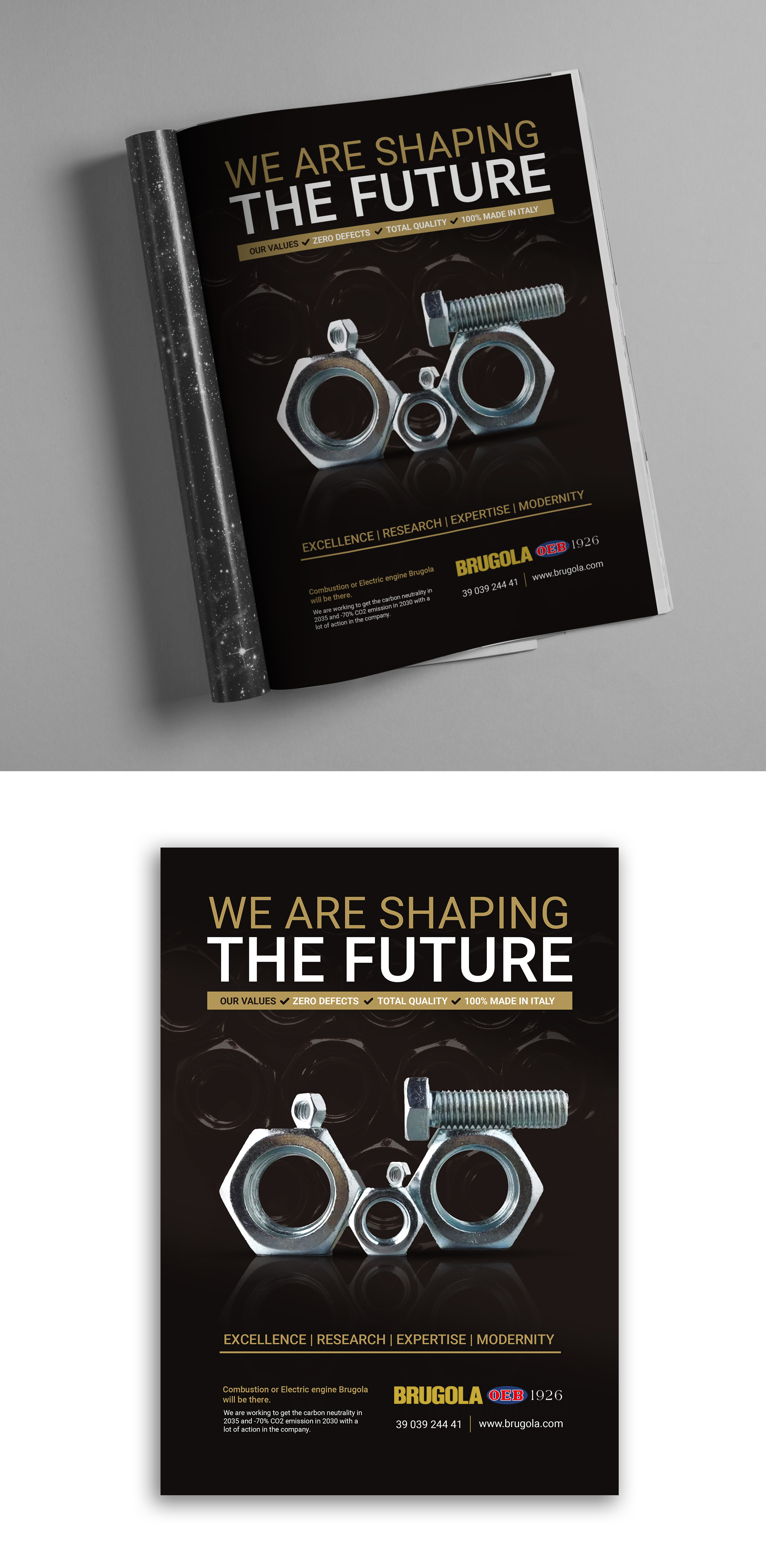 Advertisement Design by debdesign for Brugola OEB Industriale | Design #30407734