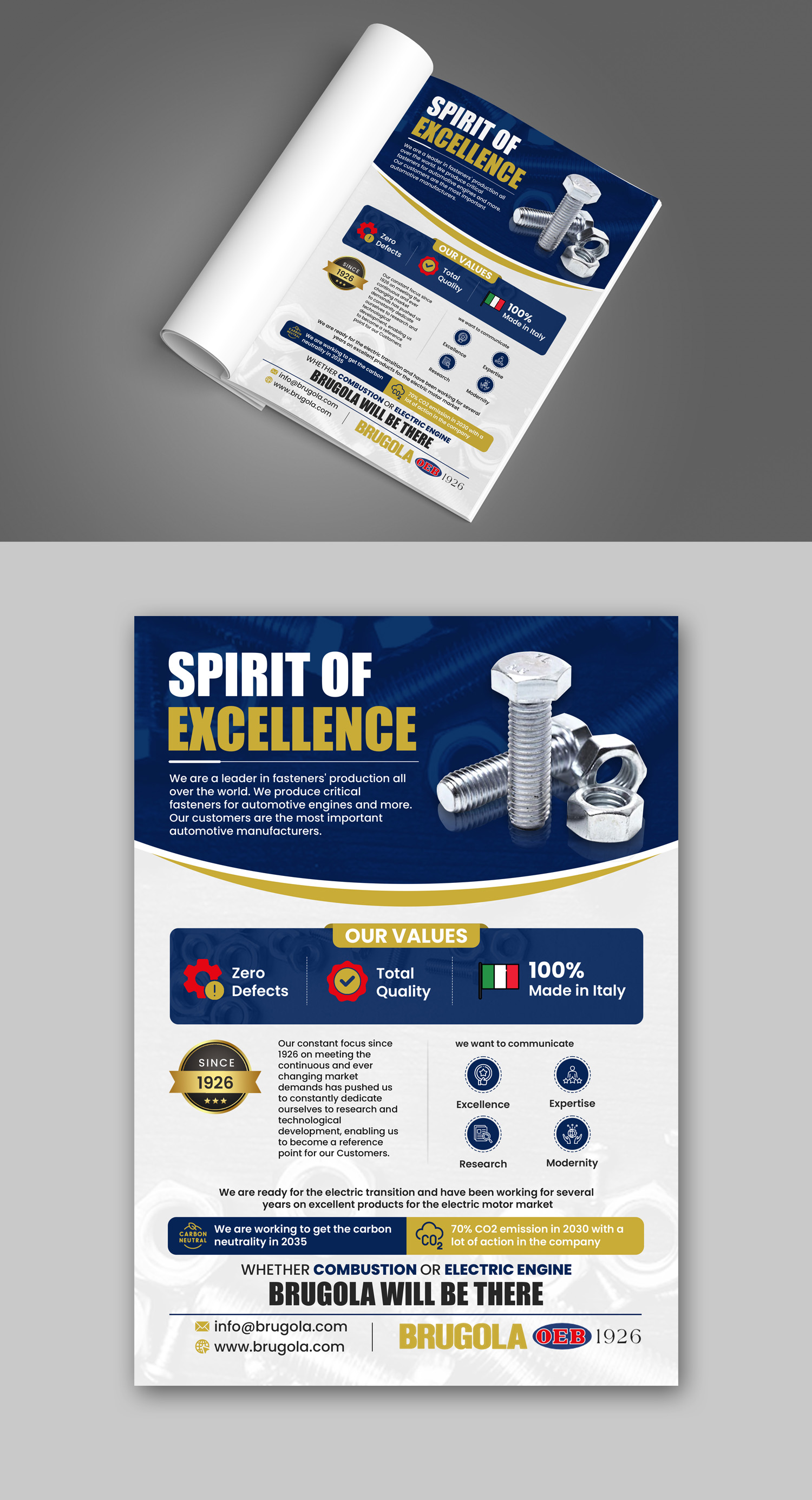 Advertisement Design by debdesign for Brugola OEB Industriale | Design #30408955