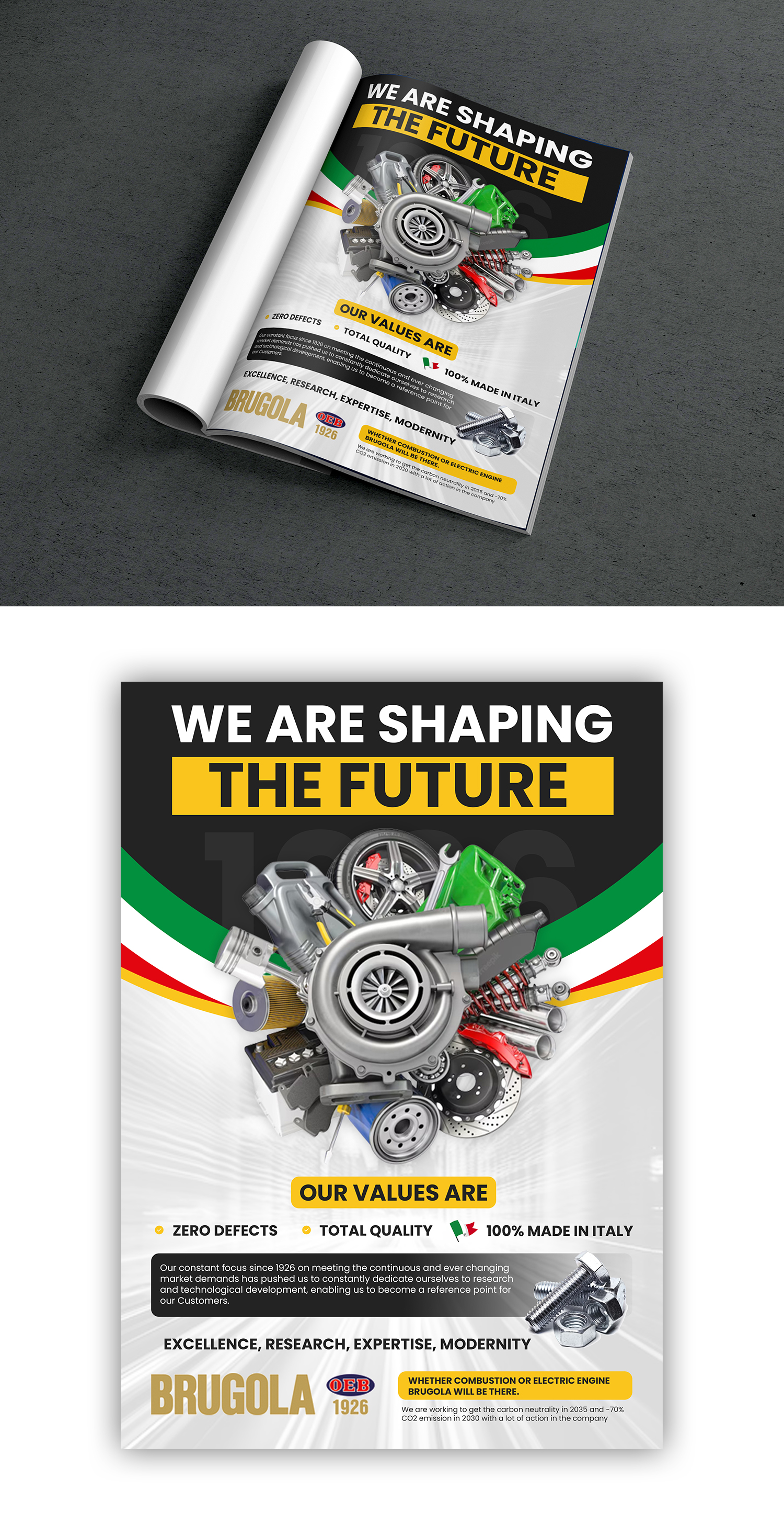 Advertisement Design by debdesign for Brugola OEB Industriale | Design #30410207