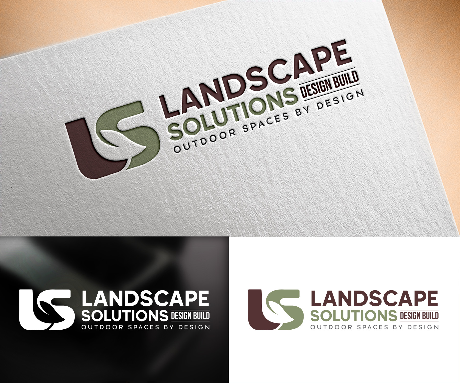 Logo Design by Vishak vasu for Landscape Solutions | Design #30432508