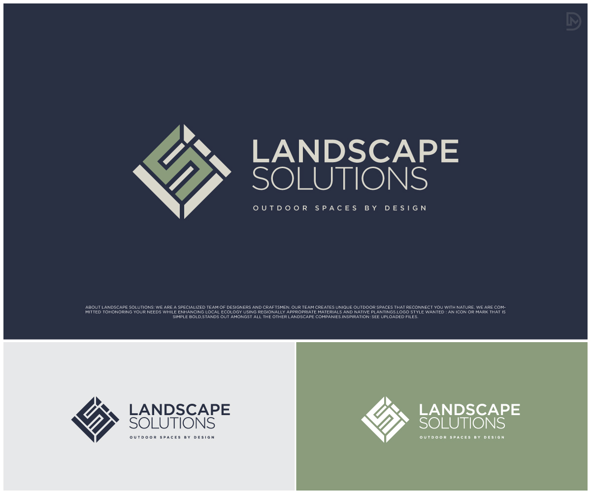Logo Design by D_Mantra for Landscape Solutions | Design #30407997