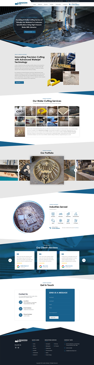 Squarespace Design by AR Design Agency