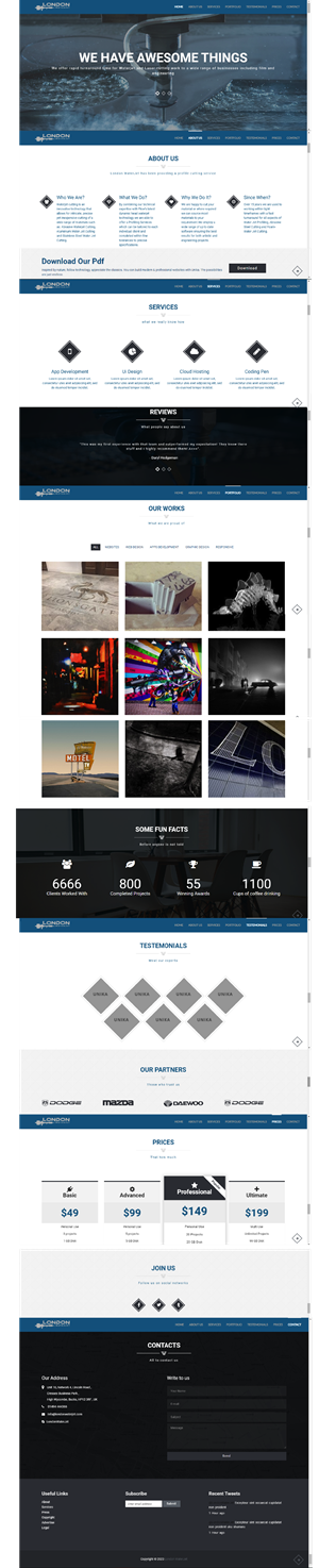 Design Squarespace par n1ck pour ce projet | Design #30407907