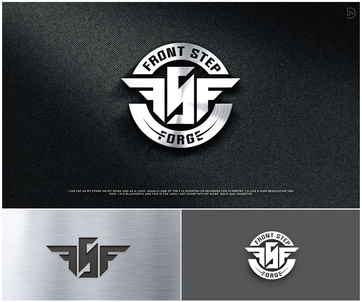 Logo Design by D_Mantra for Front step forge | Design #30403799