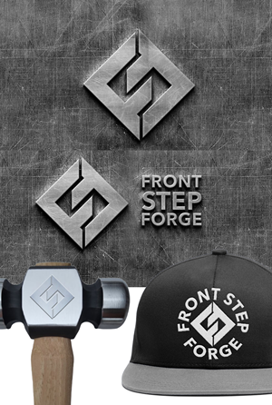 Logo Design by simple mind for Front step forge | Design: #30403579
