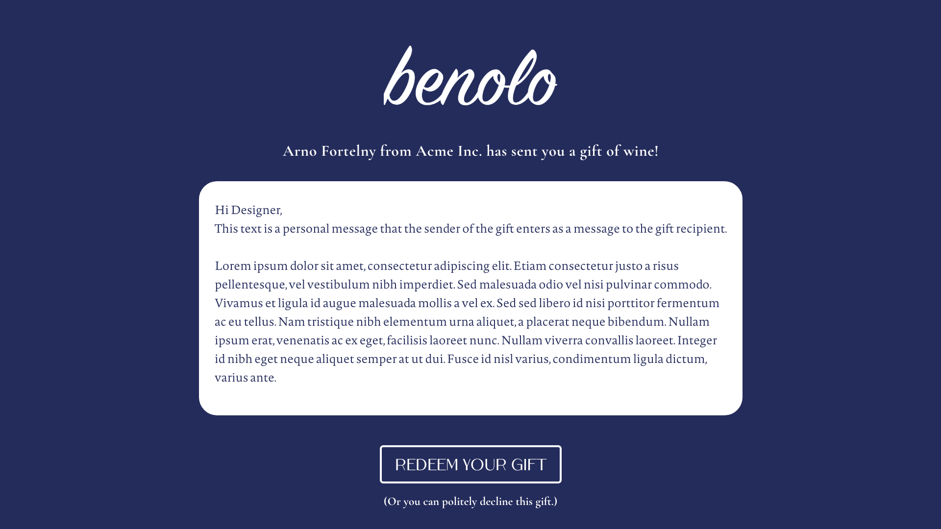 Web Design par Pamela Mannino and Scott Bonas pour Benolo | Design #30430621