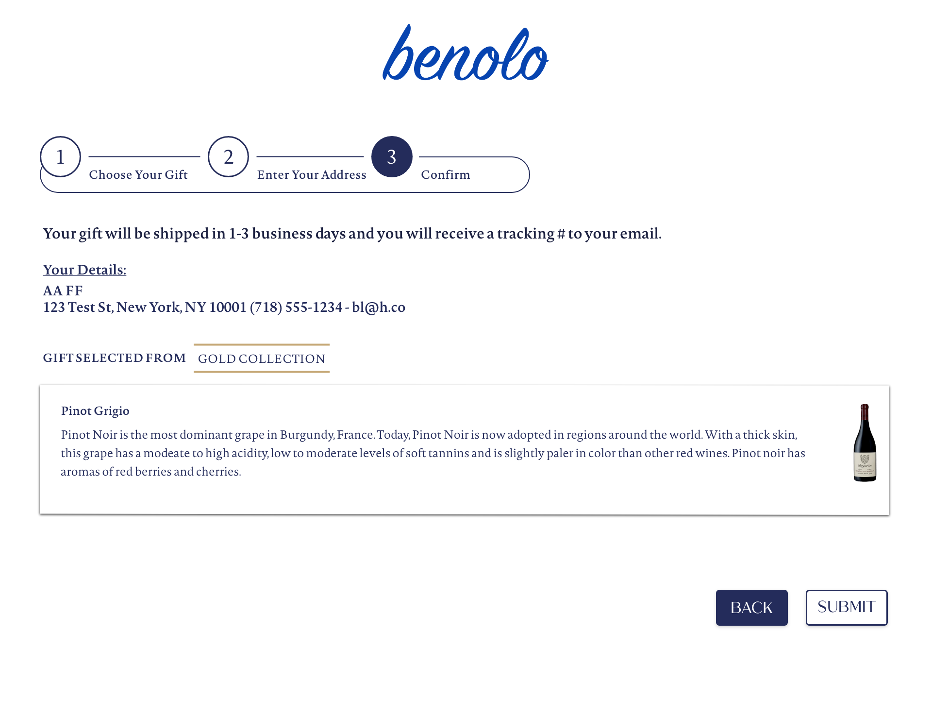 Web Design by Pamela Mannino and Scott Bonas for Benolo | Design #30430698