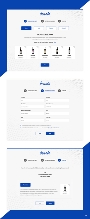 Web Design par pb pour Benolo | Design : #30412239