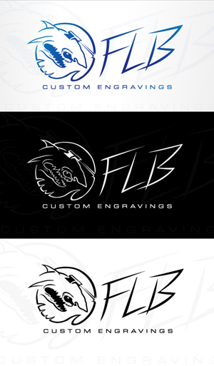 Logo Design by Suprakash 3 for Frickin Laser Beam Custom Engravings | Design #30412978