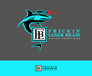 Logo Design by Maestral for Frickin Laser Beam Custom Engravings | Design: #30407770