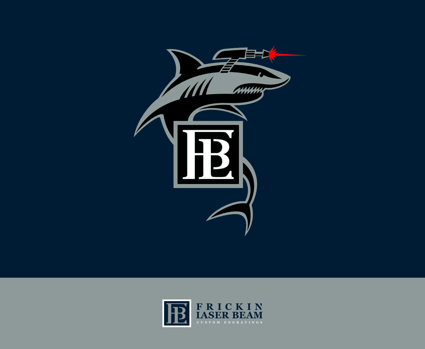 Logo Design by Maestral for Frickin Laser Beam Custom Engravings | Design #30407784