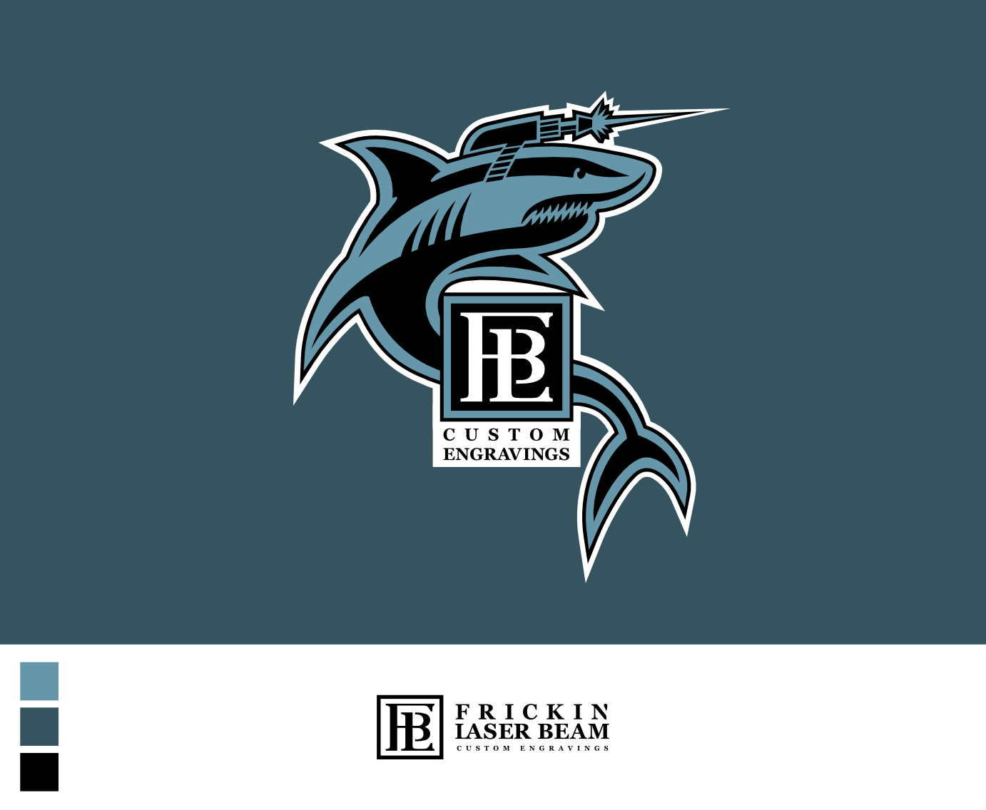 Logo Design by Maestral for Frickin Laser Beam Custom Engravings | Design #30409120