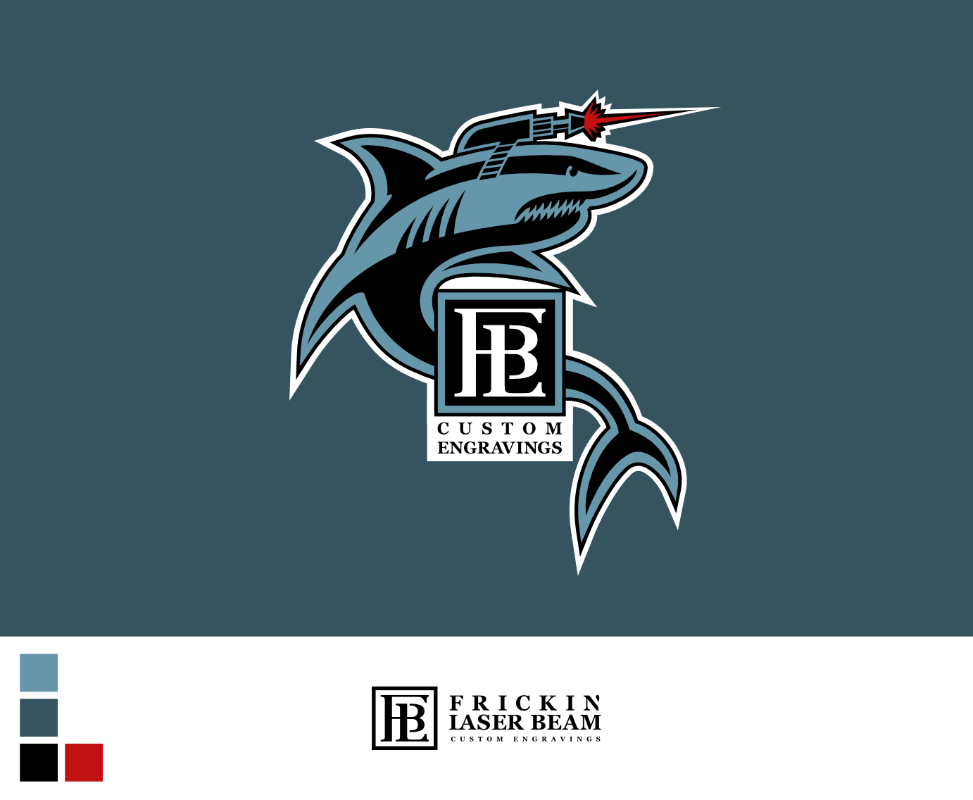 Logo Design by Maestral for Frickin Laser Beam Custom Engravings | Design #30409124