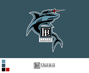 Logo Design by Maestral for Frickin Laser Beam Custom Engravings | Design: #30409124