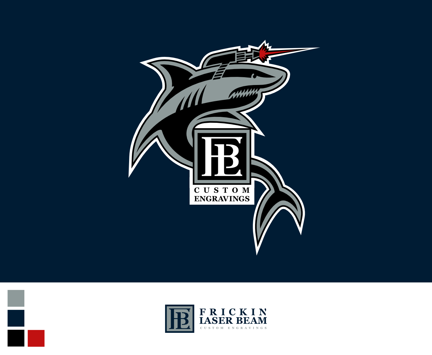 Logo Design by Maestral for Frickin Laser Beam Custom Engravings | Design #30409130