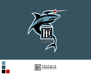 Logo Design by Maestral for Frickin Laser Beam Custom Engravings | Design: #30409135
